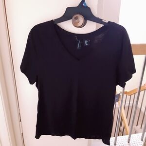 Black Semi Sheer Blouse Cynthis Rowley